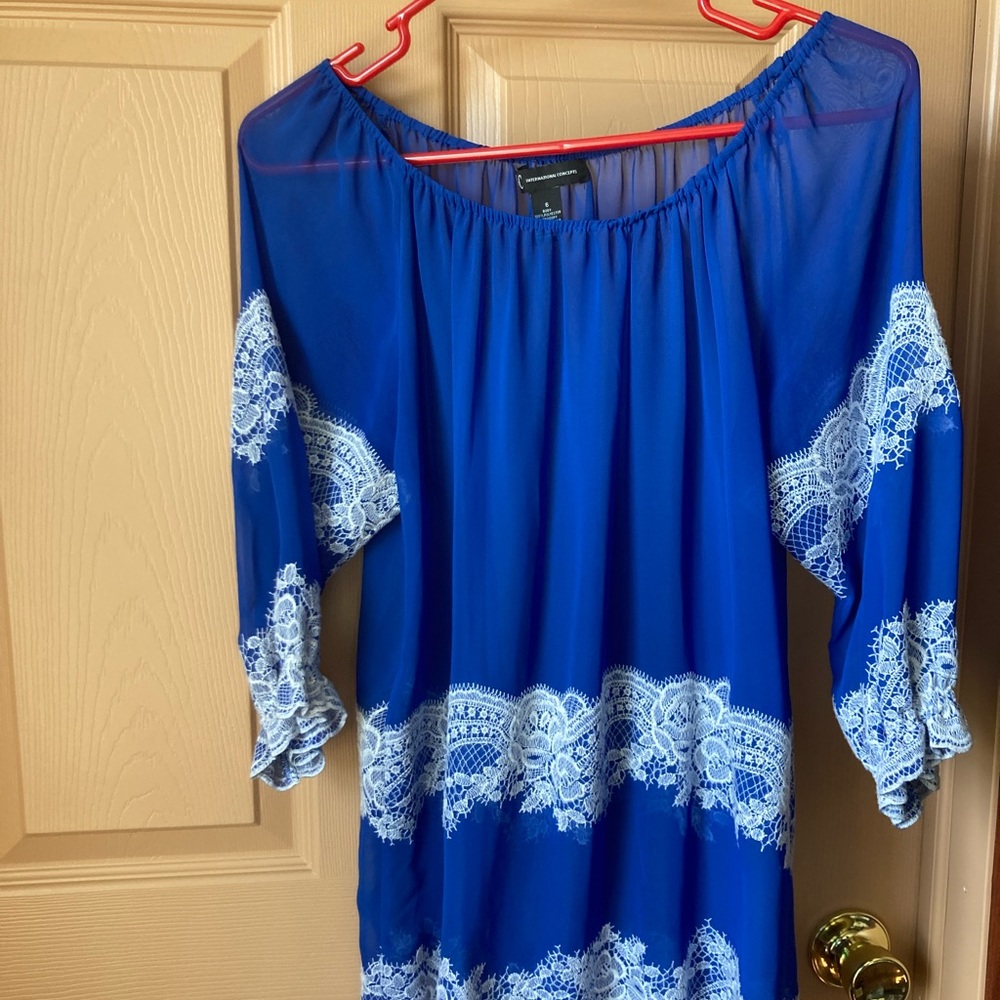 Blue Lacy Shirt